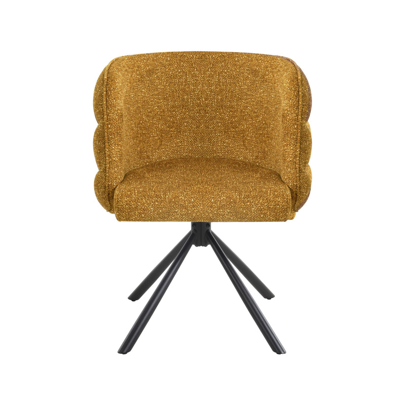 270 Degree Swivel Upholstered Desk Chairs (Set of 2)