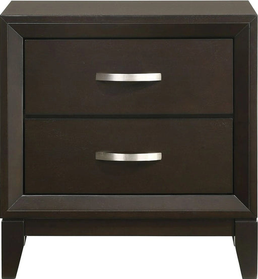 Elements International Beaumont Youth Nightstand in Merlot image