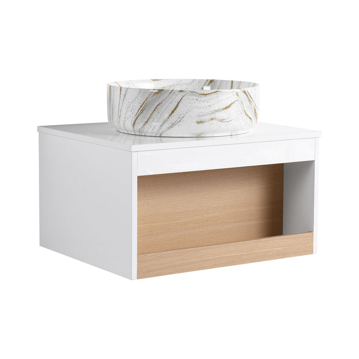 Floating Bathroom Vanity With Vessel Sink