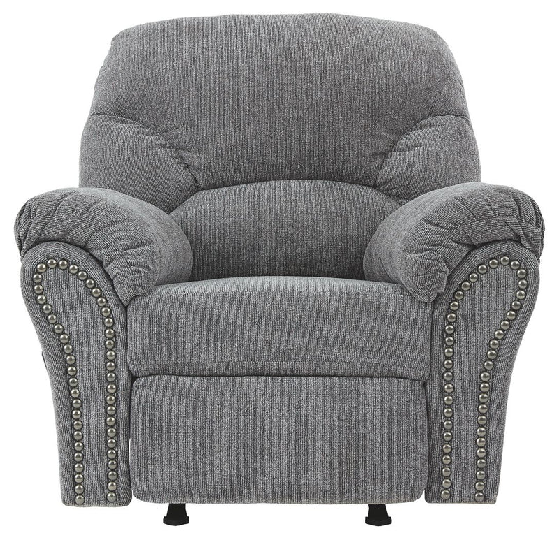 Allmaxx - Rocker Recliner - Pewter