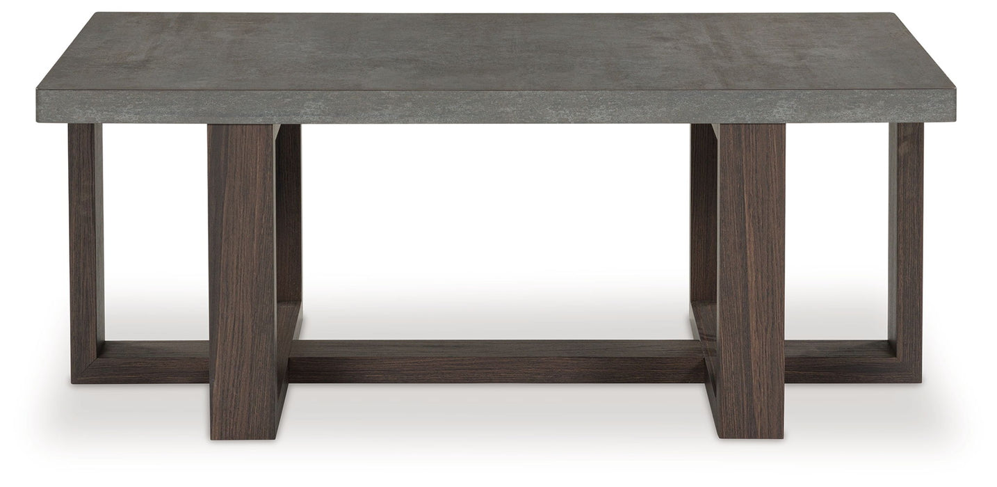 Dynnford - Occasional Table Set (Set of 3) - Gray / Brown