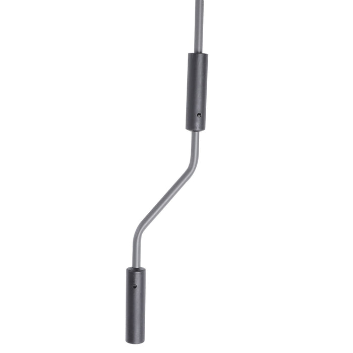 Manual Retractable Patio Awning, UV Resistant Sun Shade With No Drill Installation