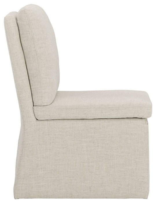 Krystanza - Dining UPH Side Chair (Set of 2) - Oatmeal