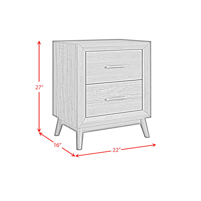Santa Barbara - 2-Drawer Cabinet - Walnut