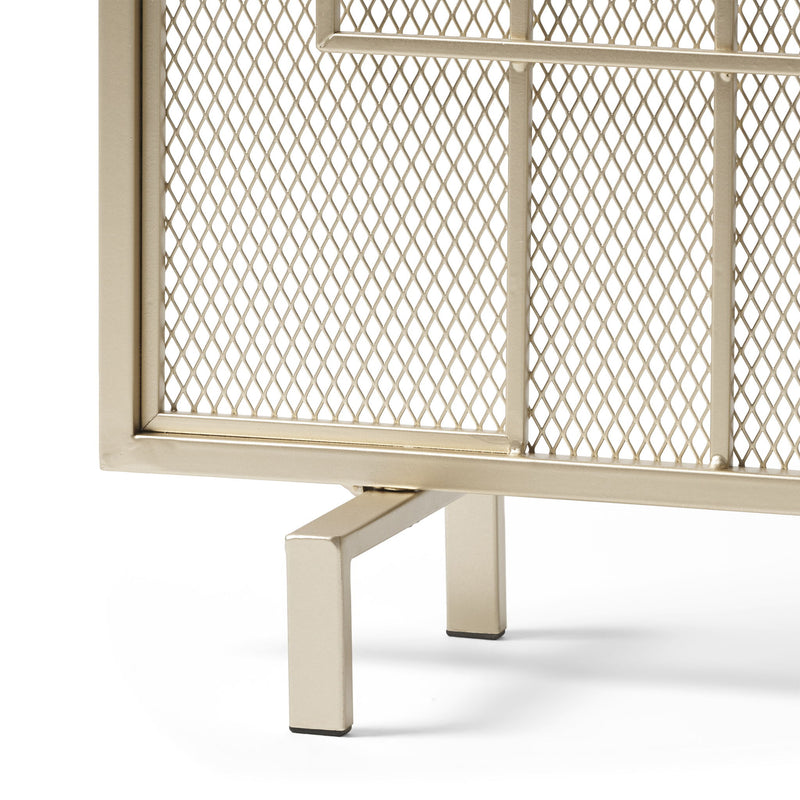 Dorothy - Modern Single Panel Iron Fire Screen
