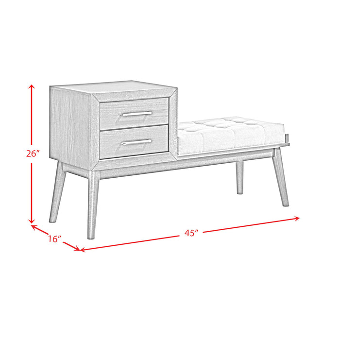 Malibu - Bench - Walnut