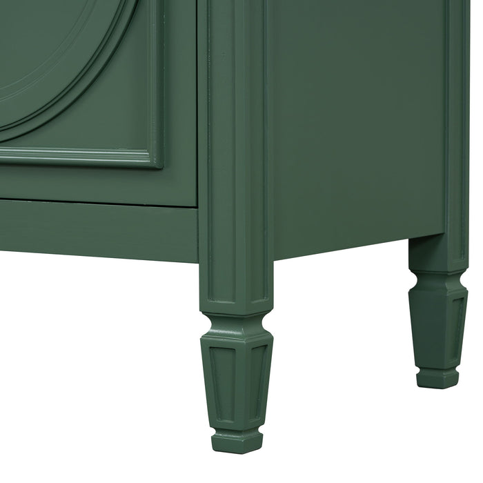 Bathroom Vanity With Sink With 2 Doors And Adjustable Shelf