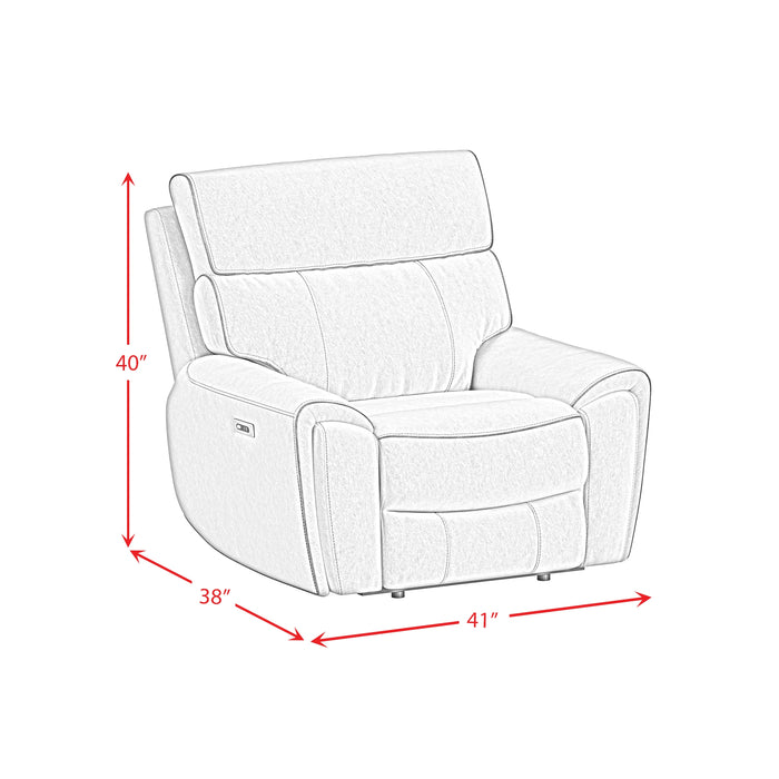 Jackpot P1 Recliner in Explore Light Grey