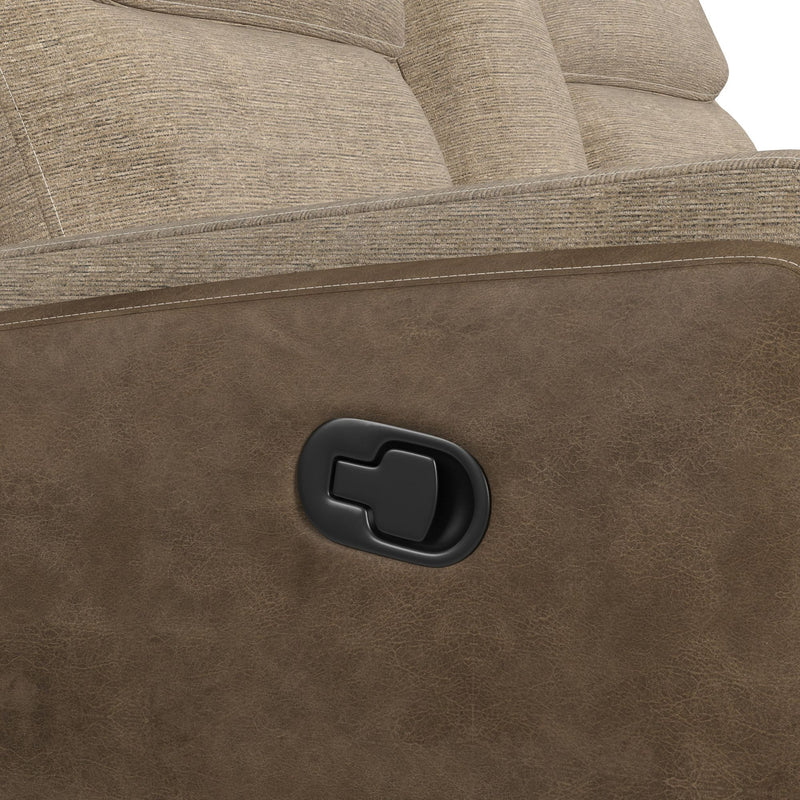 Hornet - Motion Glider Loveseat With Console