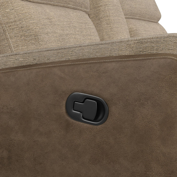 Hornet - 3 Piece Motion Sectional Set With Console And 2 Recliners
