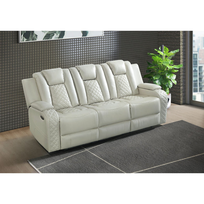 Carlo - Power Motion Sofa With Power Headrest, Dropdown Table, Power Strip, LED And Reading Light