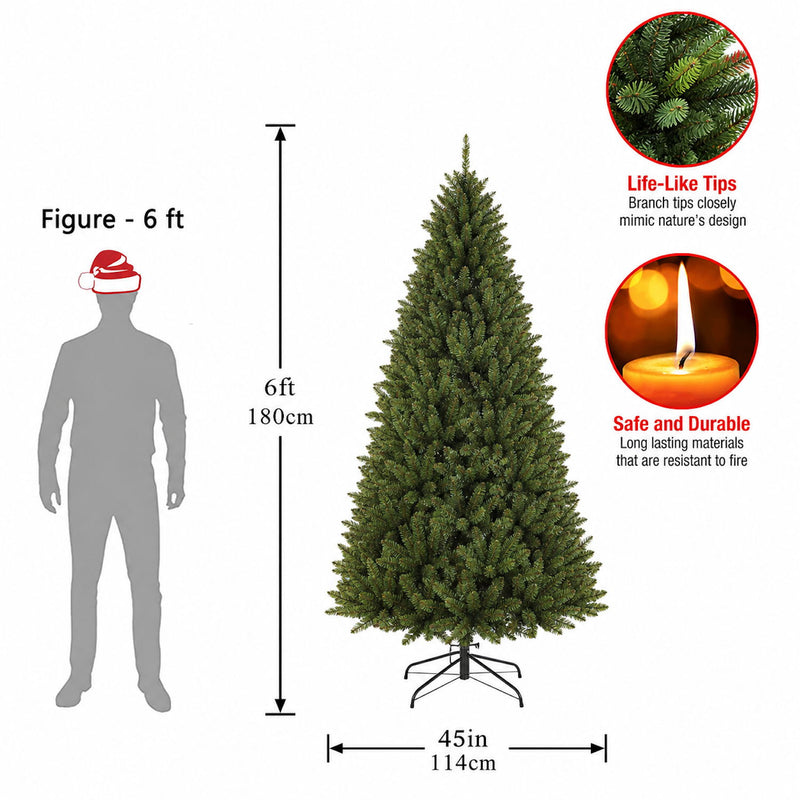 Artificial Christmas Tree With Branch Tips