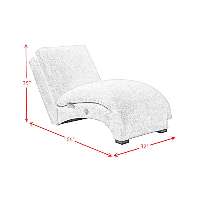 Nori - Chaise With Heat Massage, USBC, LED