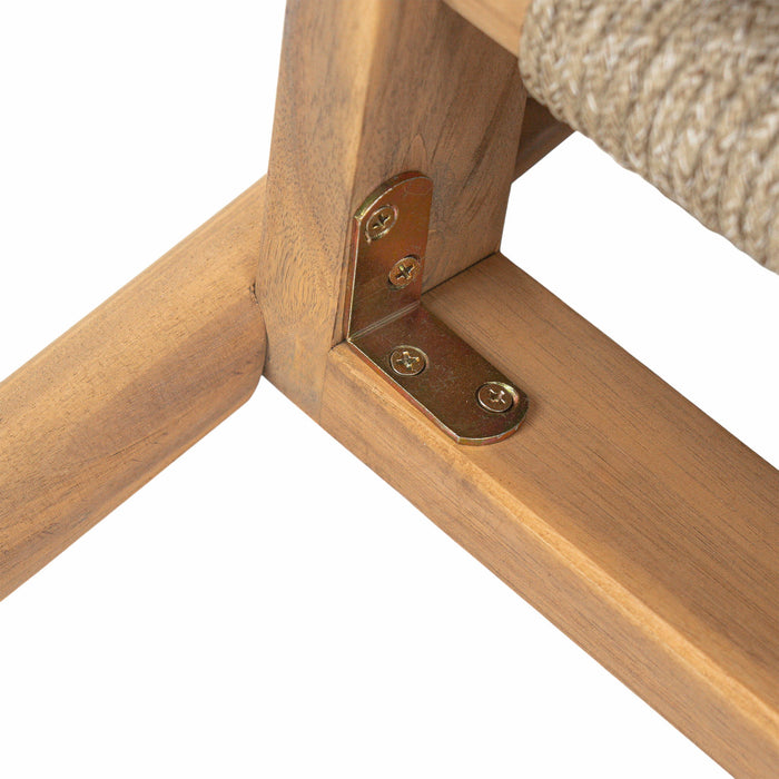 Sumbawa - Outdoor Club Chair - Teak / Beige