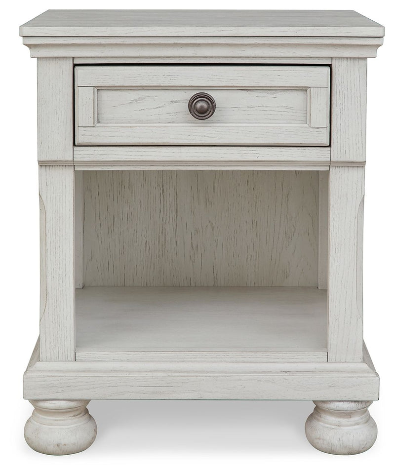 Robbinsdale - One Drawer Night Stand - Antique White