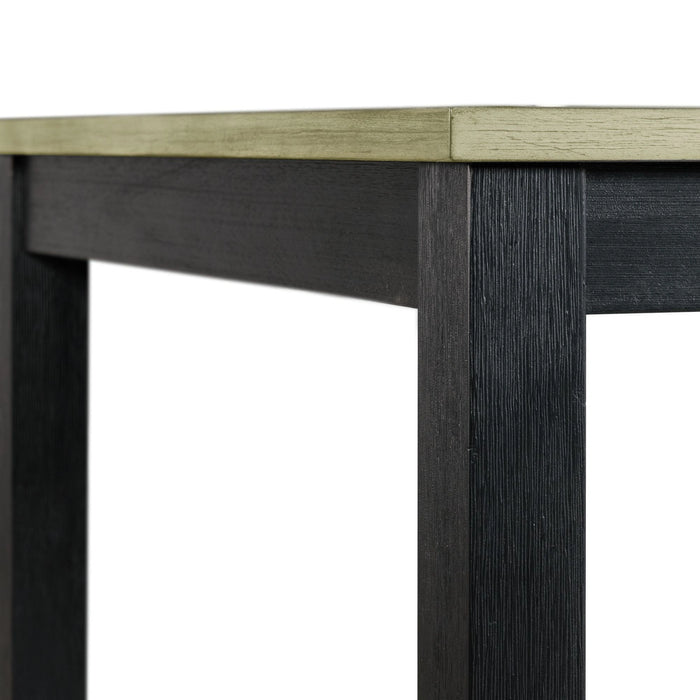 Martin 6 PC Dining Set (Black Base)