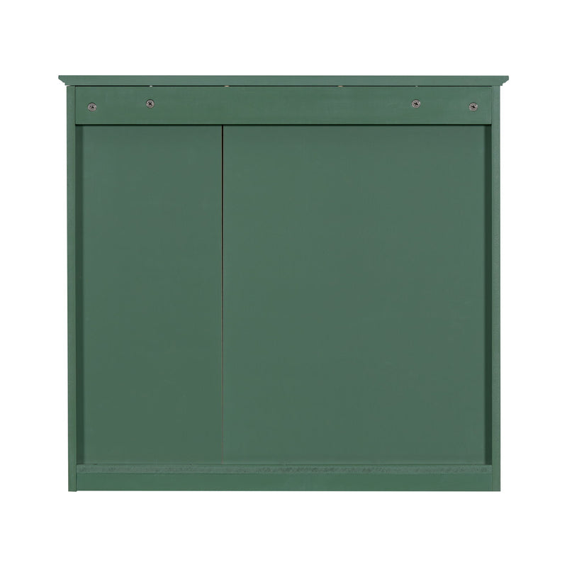 Wall Mounted Medicine Cabinet With Mirror And 3 Open Shelves