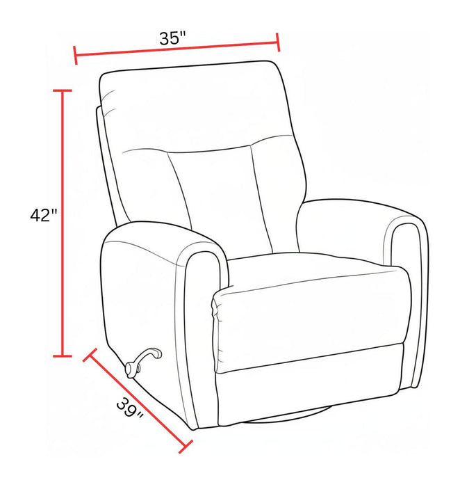 Natalia - Manual Swivel Glider Recliner (Set of 2)