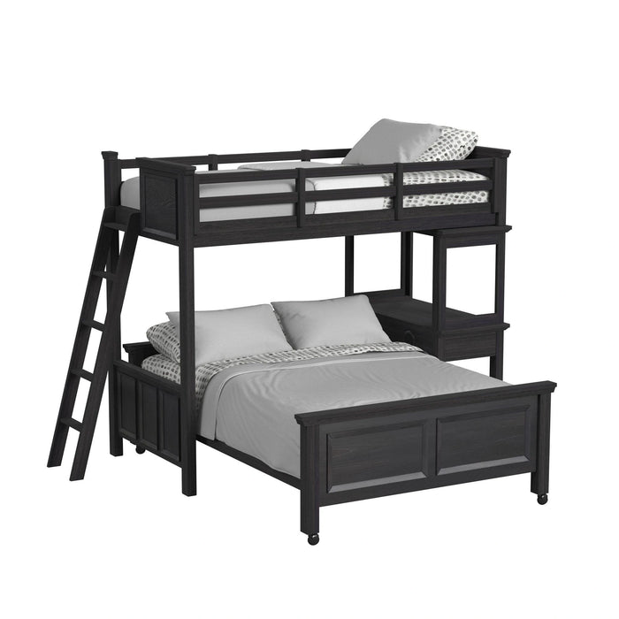 Hampton Kids Over Loft with Ladder and Desk with Speaker