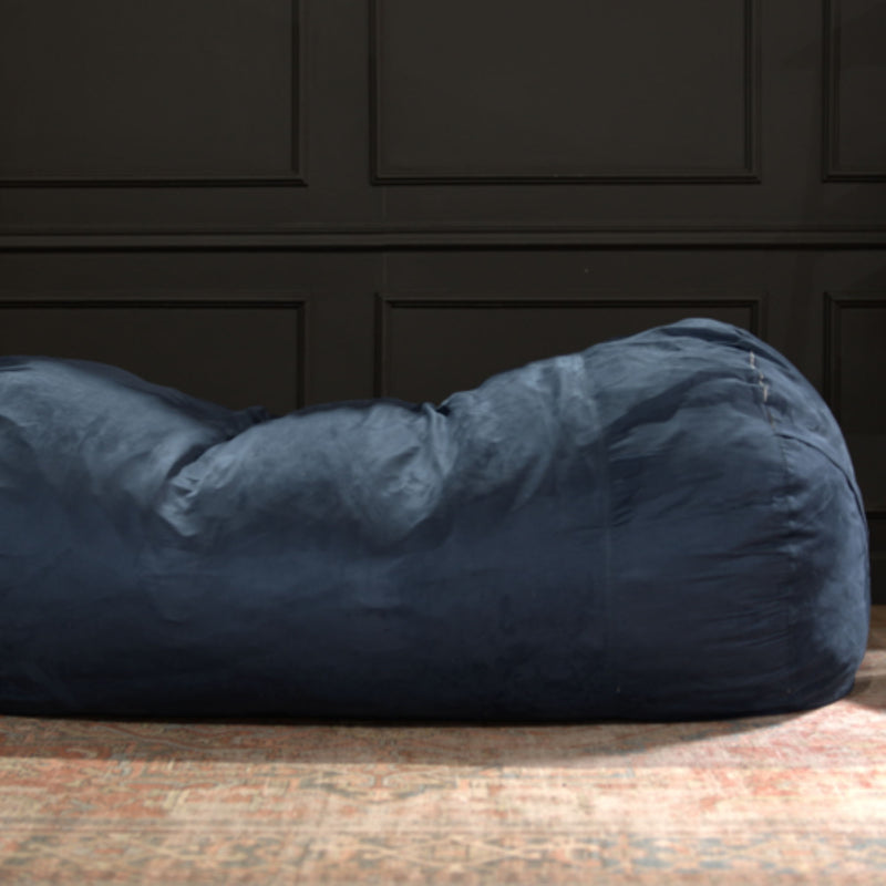 Jasper - Traditional Cylindrical Suede Bean Bag