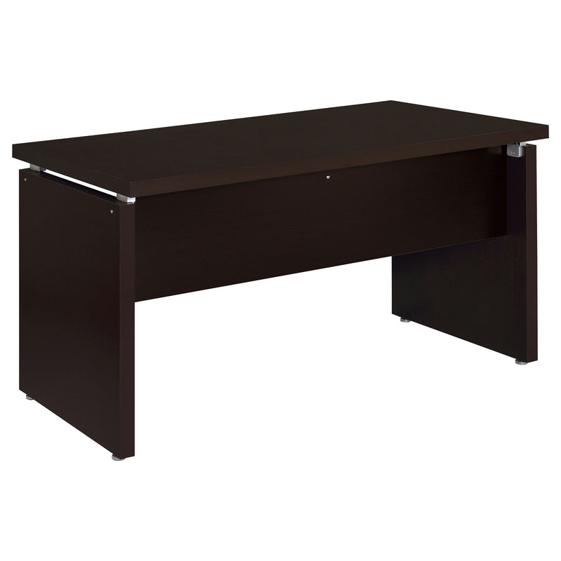 Ulloa - L Shaped Office Desk With Slide Out Keyboard Tray And Storage Drawers - Cappuccino