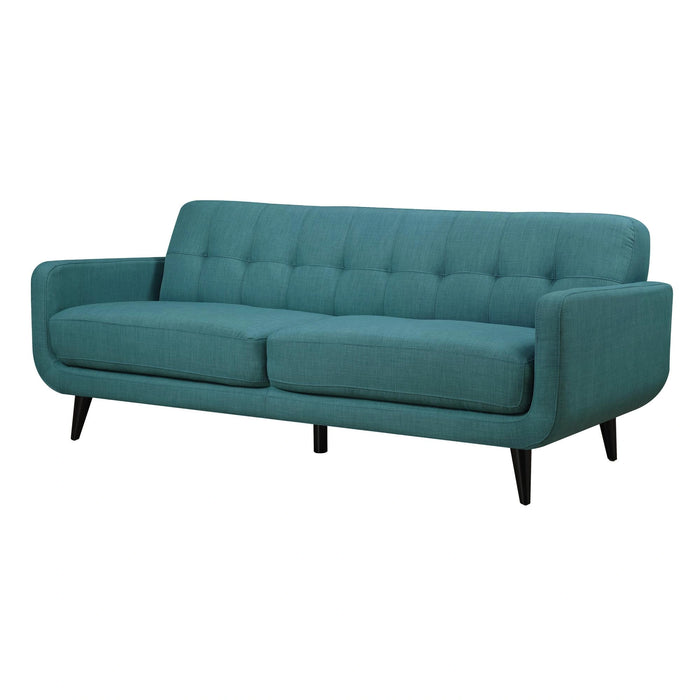 Hadley Sofa & Loveseat Set in Teal
