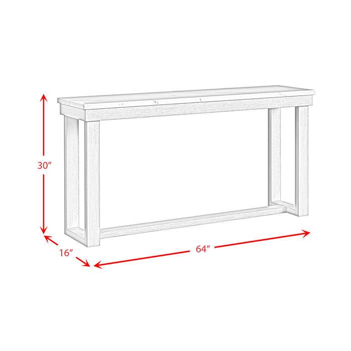 Catilin - Sofa Table - Brushed White