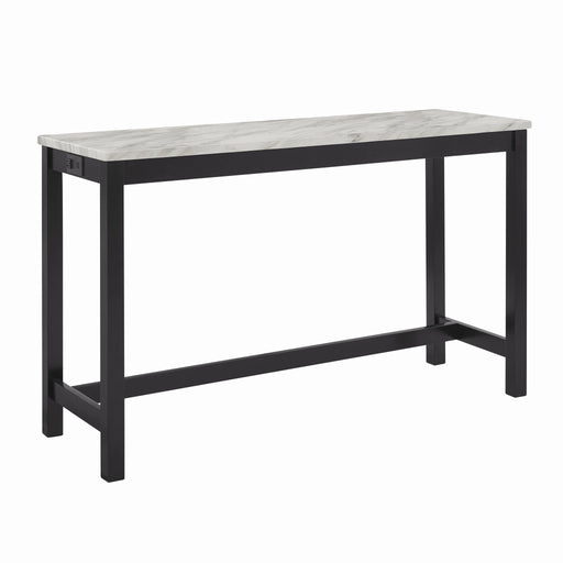 Celeste Theater Bar Table W/ 3 Stools-Blue