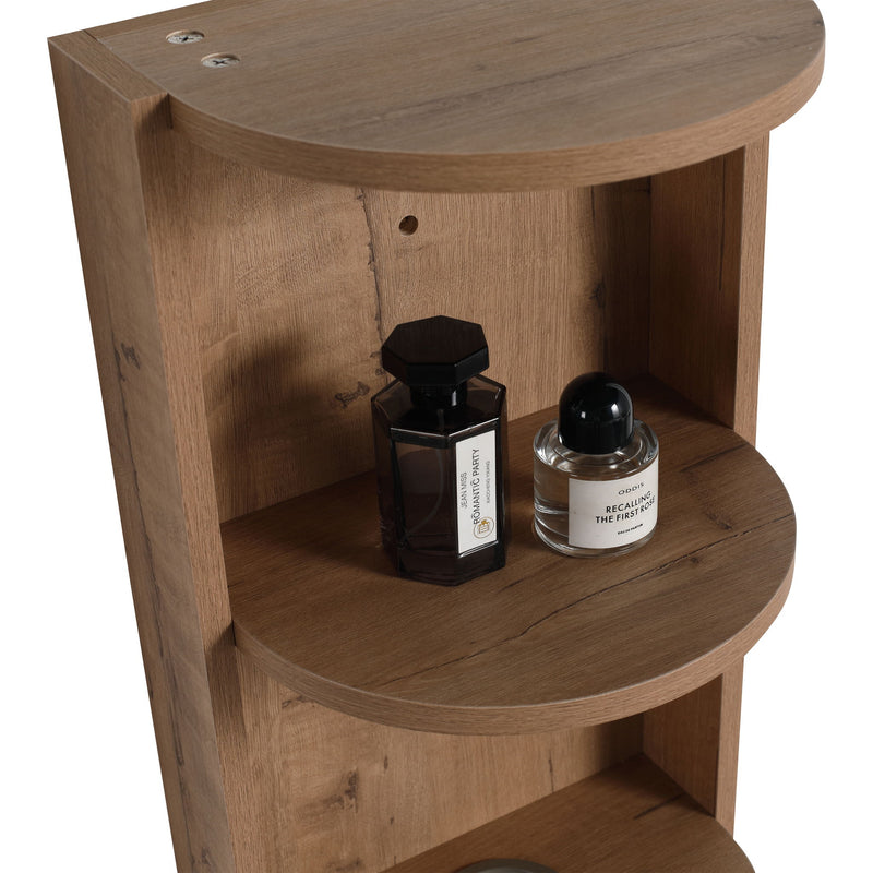 Bathroom Wall Mounted Storage Rack With Float Mounting Design