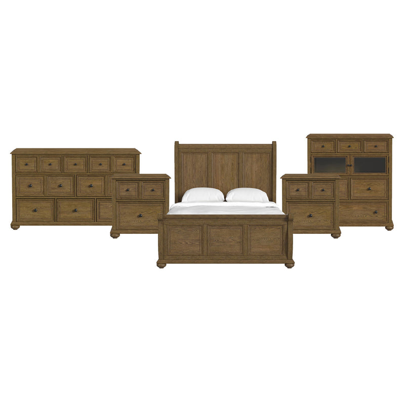 Heritage - Sleigh Bedroom Set - Black