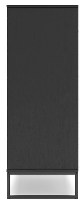 Socalle - Five Drawer Chest - Black