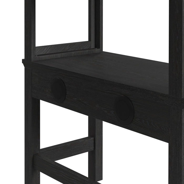 Hampton Kids Loft with Staircase and Desk with Speaker