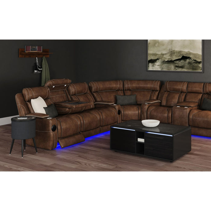 Halo - Smart Coffee Table With Fridge And Speaker - Black