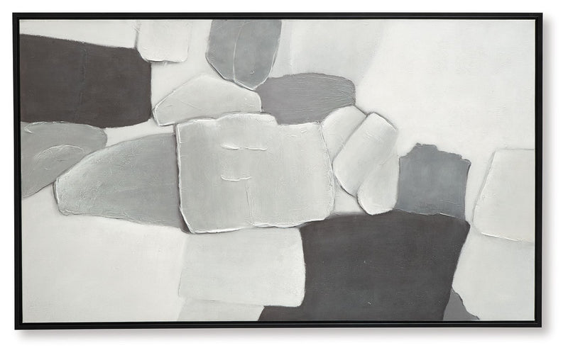 Adilson - Wall Art - White / Gray / Black