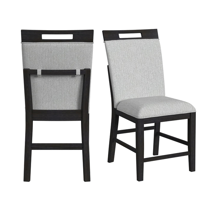Transcend - Counter Side Chair (Set of 2) - Charcoal