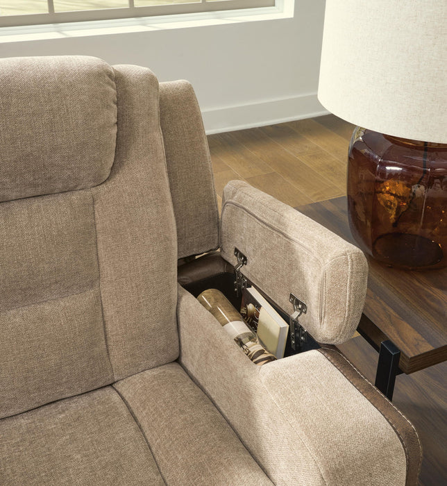 Mixed Motion - Power Reclining Loveseat With Console / Adjustable Headrest
