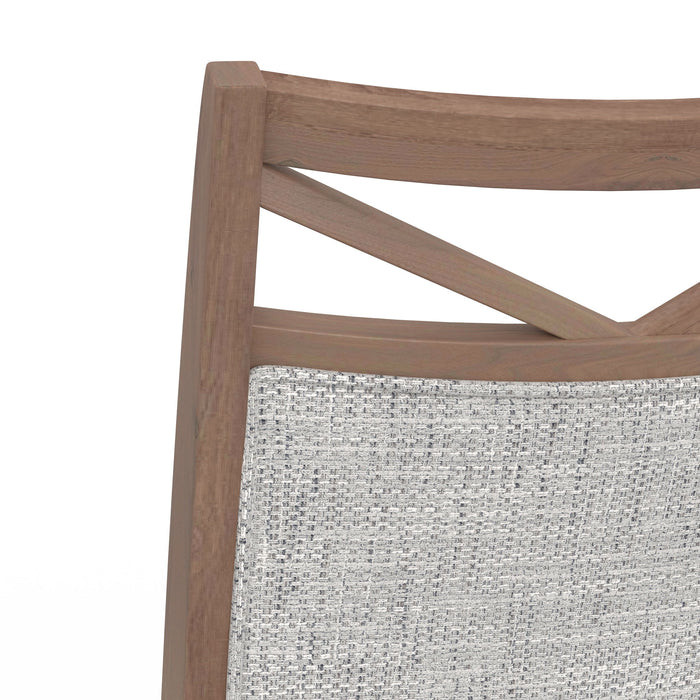 Americana Modern Dining - Upholstered Dining Chair (Set of 2) - Cotton White