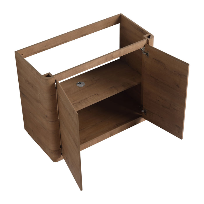 Freestanding Bathroom Vanity With Sink & 2 Soft Close Doors