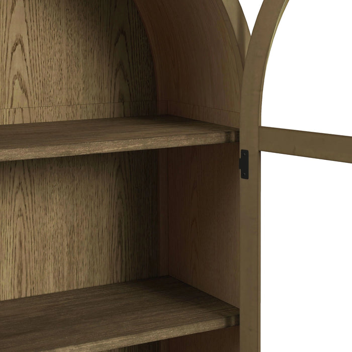 Orion Bookcase in Weathered Oak
