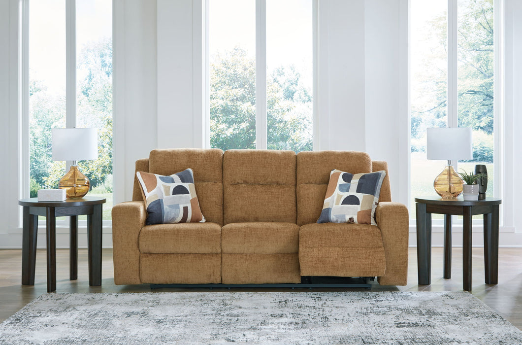 Kanlow - Reclining Sofa - Honey