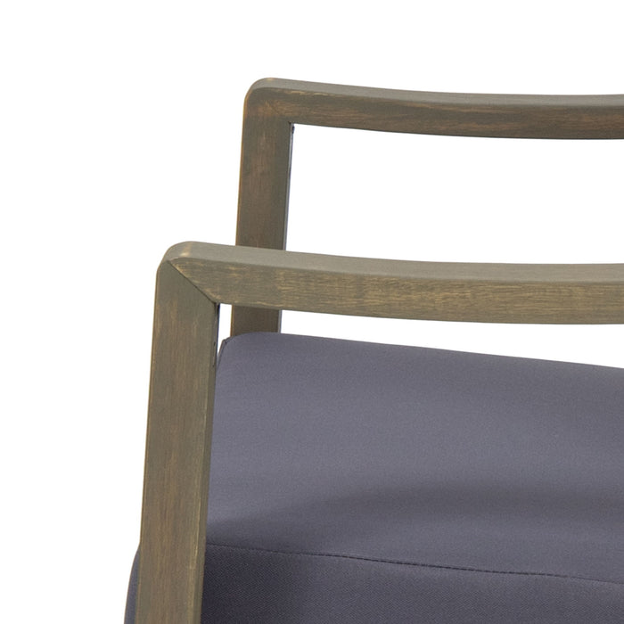 Samwell - Coffee Table & Loveseat Set With Water Resistant Cushions - Dark Gray