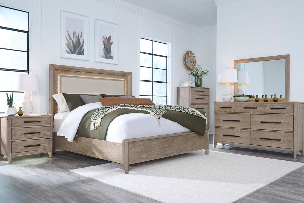 Breckenridge - 3 Drawer Nightstand With USB/C Port - Brown