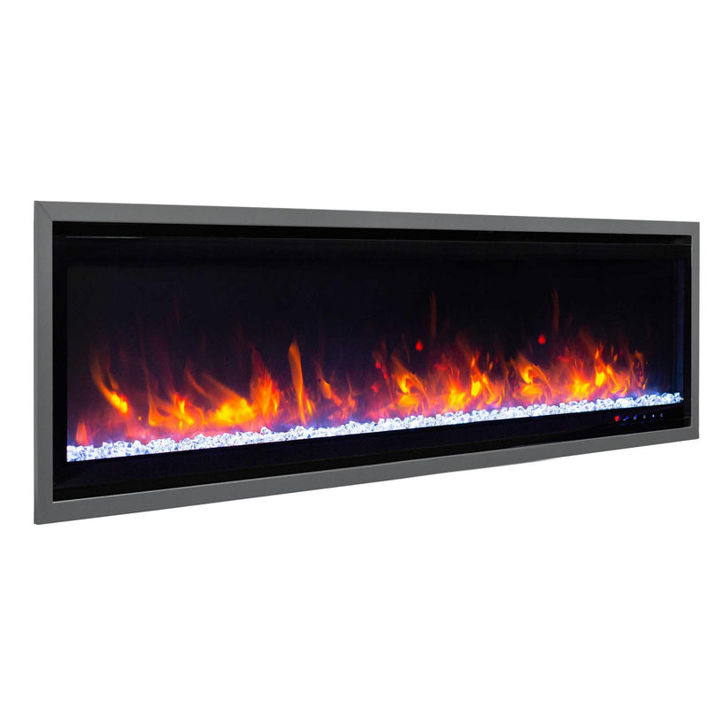 Electric Fireplace With Frame