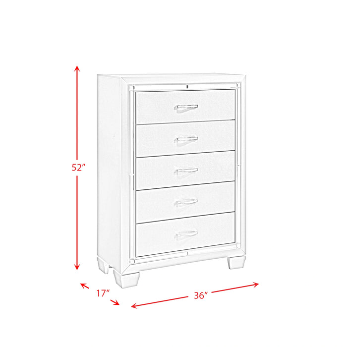 PLATINUM YOUTH PLATFORM BEDROOM SET