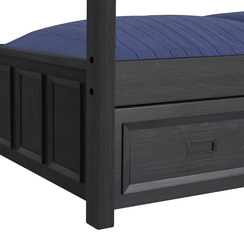 Hampton Kids - Bunk With Staircase And Trundle Bedroom Set