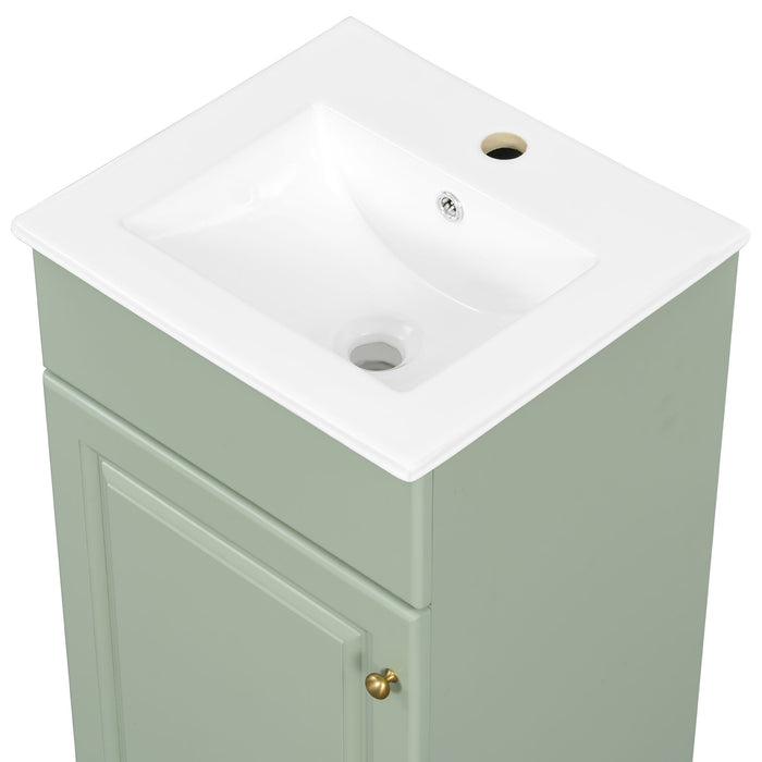 Bathroom Vanity With Sink, Cabinet With Adjustable Shelf