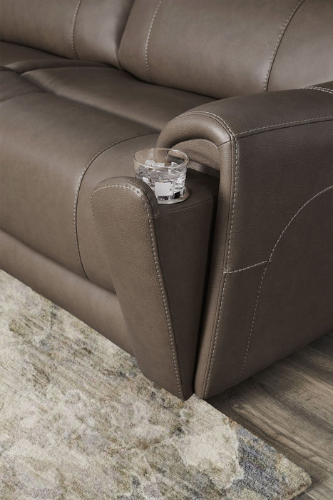 Hancock - Zero Gravity Power Reclining Sectional With Power Adjustable Headrests