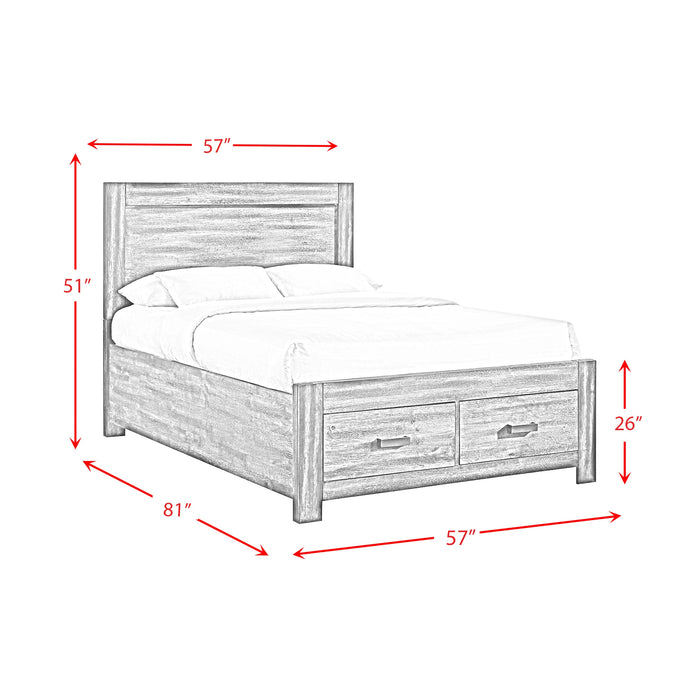 Warner Platform Storage Bed