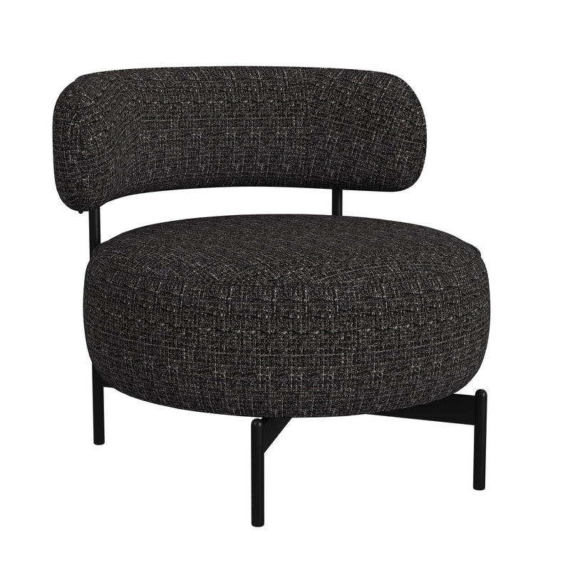 Antonia - Swivel Chair - Heron Black