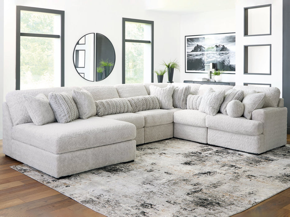 Cuddle Plush Sectional with Chaise